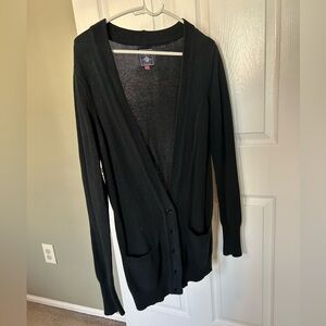 Victoria's Secret Black Cardigan Sweater